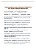 ZOOL 2403 LECTURE EXAM 2- DR&period; BOROS TTU QUESTIONS AND CORRECT ANSWERS 100&percnt; VERIFIED&excl;&excl;