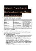 2026&sol;2027 California Crane Operator Licensing Exam Q&A &vert; Elite Universal Test Bank &vert; Instant Download PDF