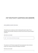 Exit Hesi PN  with complete questions and answers