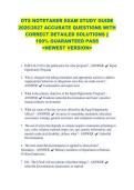 OTS NOTETAKER EXAM STUDY GUIDE &NewLine;2026&sol;2027 ACCURATE QUESTIONS WITH &NewLine;CORRECT DETAILED SOLUTIONS &vert;&vert; &NewLine;100&percnt; GUARANTEED PASS &NewLine;<NEWEST VERSION> 