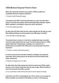 HESI Medical-Surgical Practice Exam&colon; Comprehensive Review Questions with Rationales