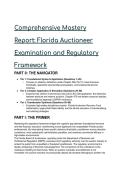 Florida Auctioneer Exam Mastery Test Bank 2026&sol;2027 Q&A &vert; 88 Questions & Explanations &vert; Instant Download PDF