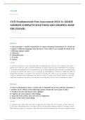 VATI RN fundamentals proctored EXAM A&plus; GRADE ASSURED COMPLETE SOLUTIONS AND VERIFIED ANSWERS