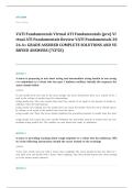 VATI RN fundamentals proctored EXAM A&plus; GRADE ASSURED COMPLETE SOLUTIONS AND VERIFIED ANSWERS