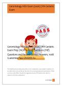 Gerontology HESI Exam &lpar;2026&rpar; &vert; RN Geriatric Exam Prep &vert; NGN Nursing Questions &lpar;Pdf&rpar; Questions and Revised Correct Answers&comma; 100&percnt; Guarantee Pass GRADED A&plus;