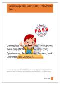 Gerontology HESI Exam 4 &lpar;2026&rpar; &vert; RN Geriatric &NewLine;Exam Prep &vert; NGN Nursing Questions &lpar;Pdf&rpar; &NewLine;Questions and Revised Correct Answers&comma; 100&percnt; &NewLine;Guarantee Pass GRADED A&plus; &NewLine; 
