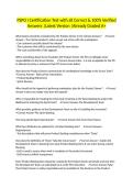 PSPO I Certification Test with all Correct & 100&percnt; Verified Answers &vert;Latest Version &vert;Already Graded A&plus;