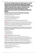 EMT-I Emergency Medical Technician Intermediate Exam Prep &ndash; Practice Questions&comma; Answers & Detailed Rationales &lpar;Updated 2026&rpar; 