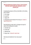 Maryland Stationary Engineer Grade 1 Exam ACTUAL &NewLine;VERIFIED QUESTIONS AND ANSWERS LATEST &NewLine;UPDATE&period;pdf 