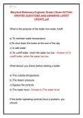 Maryland Stationary Engineer Grade 2 Exam ACTUAL &NewLine;VERIFIED QUESTIONS AND ANSWERS LATEST &NewLine;UPDATE&period;pdf 