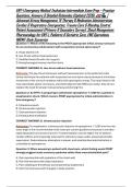 EMT-I Emergency Medical Technician Intermediate Exam Prep &ndash; Practice Questions&comma; Answers & Detailed Rationales &lpar;Updated 2026&rpar; 