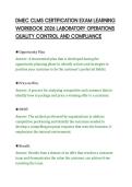 DMEC CLMS CERTIFICATION EXAM LEARNING&NewLine;WORKBOOK 2026 LABORATORY OPERATIONS&NewLine;QUALITY CONTROL AND COMPLIANCE
