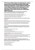 EMT-I Emergency Medical Technician Intermediate Exam Prep &ndash; Practice Questions&comma; Answers & Detailed Rationales &lpar;Updated 2026&rpar; 