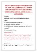 FMF GCE EXAM NEWEST 2026 TEST BANK &ndash; 350 REAL FLEET MARINE FORCE GROUND COMBAT ELEMENT QUESTIONS & VERIFIED ANSWERS &vert; PASS YOUR FMF QUALIFICATION WITH CONFIDENCE&NewLine;&NewLine;