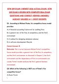 ISTM 209 EXAM 3 NEWEST 2026 TEST BANK &ndash; 200 REAL EXAM QUESTIONS & VERIFIED ANSWERS &vert; ACE YOUR INFORMATION SYSTEMS MANAGEMENT FINAL WITH CONFIDENCE&NewLine;&NewLine;