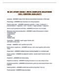 BI 301 STUDY EXAM 1 WITH COMPLETE SOLUTIONS 100&percnt; VERIFIED 2026-2027&excl;&excl;