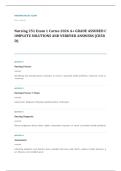 Prophecy pharmacology EXAM A&plus; GRADE ASSURED COMPLETE SOLUTIONS AND VERIFIED ANSWERS
