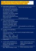 HESI 266 EXAM QUESTIONS & DETAILED COMPLETE SOLUTIONS PASSED 100&percnt;