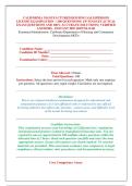 CALIFORNIA MANUFACTURED HOUSING SALESPERSON &NewLine;LICENSE EXAMINATION - &lpar;100 QUESTIONS&rpar; UP-TO-DATE ACTUAL &NewLine;EXAM QUESTIONS AND 100&percnt; ACCURATE SOLUTIONS &vert; VERIFIED &NewLine;ANSWERS - INSTANT PDF DOWNLOAD 