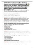 CNA Certified Nursing Assistant Exam Prep &ndash; Real Practice Questions&comma; Answers & Clear Rationales &lpar;Updated 2026&rpar; 