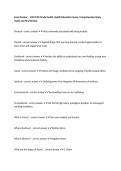 Exam Review &ndash; 11th&sol;12th Grade Health&comma; Health Education Course&comma; Comprehensive Study Guide and Final Review