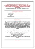 FDNY F-89 FIRE LIFE SAFETY DIRECTOR EXAM - &lpar;100 &NewLine;QUESTIONS&rpar; UP-TO-DATE ACTUAL EXAM QUESTIONS AND 100&percnt; &NewLine;ACCURATE SOLUTIONS &vert; VERIFIED ANSWERS - INSTANT PDF &NewLine;DOWNLOAD 