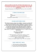 FDNY F-60 FIRE GUARD FOR CONSTRUCTION SITES EXAM - &lpar;50 &NewLine;QUESTIONS&rpar; UP-TO-DATE ACTUAL EXAM QUESTIONS AND 100&percnt; &NewLine;ACCURATE SOLUTIONS &vert; VERIFIED ANSWERS - INSTANT PDF &NewLine;DOWNLOAD 