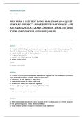 Prophecy pharmacology EXAM A&plus; GRADE ASSURED COMPLETE SOLUTIONS AND VERIFIED ANSWERS