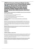 CSPDT Sterile Processing Technician Certification Exam Prep &ndash; Real Practice Questions&comma; Answers & Detailed Rationales &lpar;Updated 2026&rpar; 