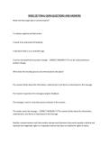 NRSG 257 FINAL EXAM QUESTIONS AND ANSWERS