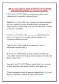 C400 &lpar;LATEST UPDATE&rpar; REAL QUESTIONS AND VERIFIED &NewLine;ANSWERS &vert;100&percnt; CORRECT &vert; ALREADY GRADED A 