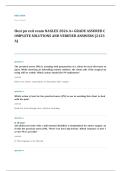 HESI PN comprehensive EXAM A&plus; GRADE ASSURED COMPLETE SOLUTIONS AND VERIFIED ANSWERS