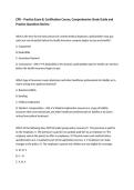CPB &ndash; Practice Exam B&comma; Certification Course&comma; Comprehensive Study Guide and Practice Questions Review