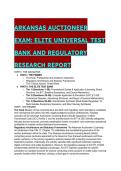 Arkansas Auctioneer Exam &lpar;AALB&rpar; Elite S-Tier Test Bank & Regulatory Report - 2026&sol;2027 Q&A &vert; Instant Download Pdf