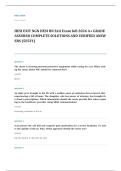 HESI RN exit EXAM A&plus; GRADE ASSURED COMPLETE SOLUTIONS AND VERIFIED ANSWERS