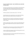 Survey of U&period;S&period; Health Care System &ndash; Exam 3&comma; Health Policy Course&comma; Study Guide and Systems Review