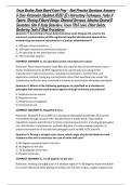 Texas Barber State Board Exam Prep &ndash; Real Practice Questions&comma; Answers & Clear Rationales &lpar;Updated 2026&rpar;  &vert; Haircutting Techniques&comma; Fades & Tapers&comma; Shaving & Beard Design&comma; Chemical Services&comma; Infection Control & Sanitation&comma; Skin & Scalp Disorders&comma; Texas TDL