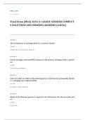 NMLS safe mortgage loan originator EXAM A&plus; GRADE ASSURED COMPLETE SOLUTIONS AND VERIFIED ANSWERS