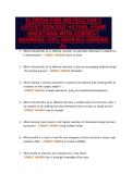 FLORIDA FIRE INSTRUCTOR 3&NewLine;LATEST 2026&sol;2027 ACTUAL EXAM&NewLine;QUESTIONS WITH CORRECT&NewLine;ANSWERS 100&percnt; VERIFIED GRADED&NewLine;A&plus;