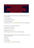 FIRE INSTRUCTOR III CHAPTERS 15-&NewLine;17UPDATE&vert;EXAM&NewLine;QUESTIONS WITH MULTIPLE&NewLine;CHOICES &vert;VERIFIED & REVISED&NewLine;ANSWERS &lpar;NEW&rpar;&excl;&excl;&excl;