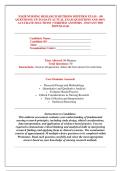 N262B NURSING RESEARCH METHODS MIDTERM EXAM - &lpar;50 &NewLine;QUESTIONS&rpar; UP-TO-DATE ACTUAL EXAM QUESTIONS AND 100&percnt; &NewLine;ACCURATE SOLUTIONS &vert; VERIFIED ANSWERS - INSTANT PDF &NewLine;DOWNLOAD