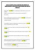 ACAS 5&semi;3 COURSE &vert;ACTUAL QUESTIONS AND VERIFIED ANSWERS&vert;GRADED A&plus;&vert;PASS FIRST ATTEMPT&vert;BRAND NEW 2026 UPDATE&excl;&excl;&excl;&excl;&excl;&excl;&excl;