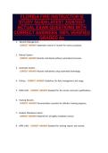 FLORIDA FIRE INSTRUCTOR III&NewLine;STUDY GUIDELATEST 2026&sol;2027&NewLine;ACTUAL EXAM QUESTIONS WITH&NewLine;CORRECT ANSWERS 100&percnt; VERIFIED&NewLine;GRADED A&plus;