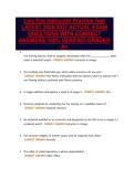 Live Fire Instructor Practice Test&NewLine;LATEST 2026&sol;2027 ACTUAL EXAM&NewLine;QUESTIONS WITH CORRECT&NewLine;ANSWERS 100&percnt; VERIFIED GRADED&NewLine;A&plus;