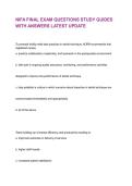 NIFA FINAL EXAM QUESTIONS STUDY GUIDES WITH ANSWERS LATEST UPDATE