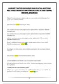 ACAS BEST PRACTICE KNOWLEDGE EXAM 2&vert;ACTUAL QUESTIONS AND VERIFIED ANSWERS&vert;GRADED A&plus;&vert;PASS FIRST ATTEMPT&vert;BRAND NEW 2026 UPDATE&excl;&excl;&excl;&excl;&excl;&excl;&excl;