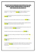 ACAS BEST PRACTICE KNOWLEDGE EXAM REVIEW&vert;ACTUAL QUESTIONS AND VERIFIED ANSWERS&vert;GRADED A&plus;&vert;PASS FIRST ATTEMPT&vert;BRAND NEW 2026 UPDATE&excl;&excl;&excl;&excl;&excl;&excl;&excl;