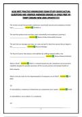 ACAS BEST PRACTICE KNOWLEDGE EXAM STUDY GUIDE&vert;ACTUAL QUESTIONS AND VERIFIED ANSWERS&vert;GRADED A&plus;&vert;PASS FIRST ATTEMPT&vert;BRAND NEW 2026 UPDATE&excl;&excl;&excl;&excl;&excl;&excl;&excl;