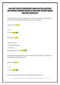 ACAS BEST PRACTICE KNOWLEDGE EXAM 4&vert;ACTUAL QUESTIONS AND VERIFIED ANSWERS&vert;GRADED A&plus;&vert;PASS FIRST ATTEMPT&vert;BRAND NEW 2026 UPDATE&excl;&excl;&excl;&excl;&excl;&excl;&excl;