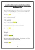 ACAS BEST PRACTICE KNOWLEDGE EXAM 6&vert;ACTUAL QUESTIONS AND VERIFIED ANSWERS&vert;GRADED A&plus;&vert;PASS FIRST ATTEMPT&vert;BRAND NEW 2026 UPDATE&excl;&excl;&excl;&excl;&excl;&excl;&excl;